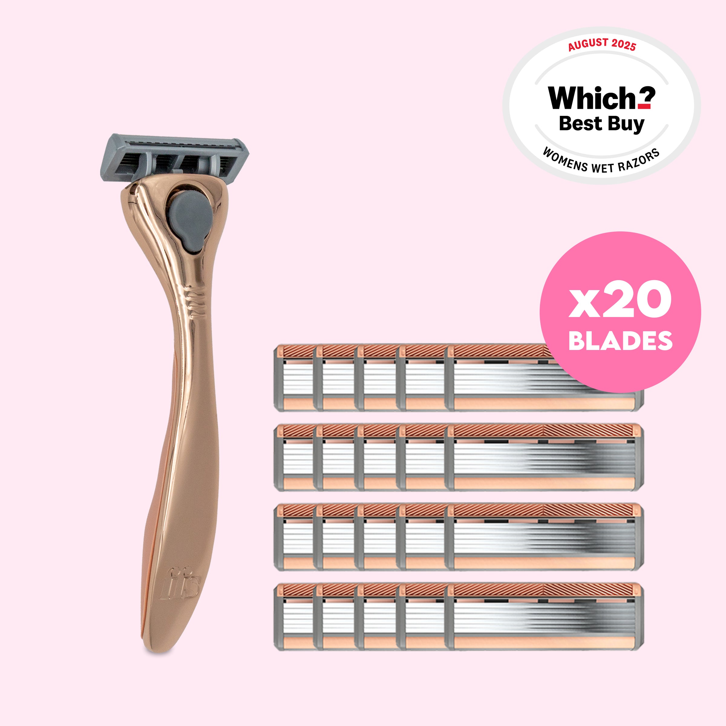 Blades + Rose Handle Bundle