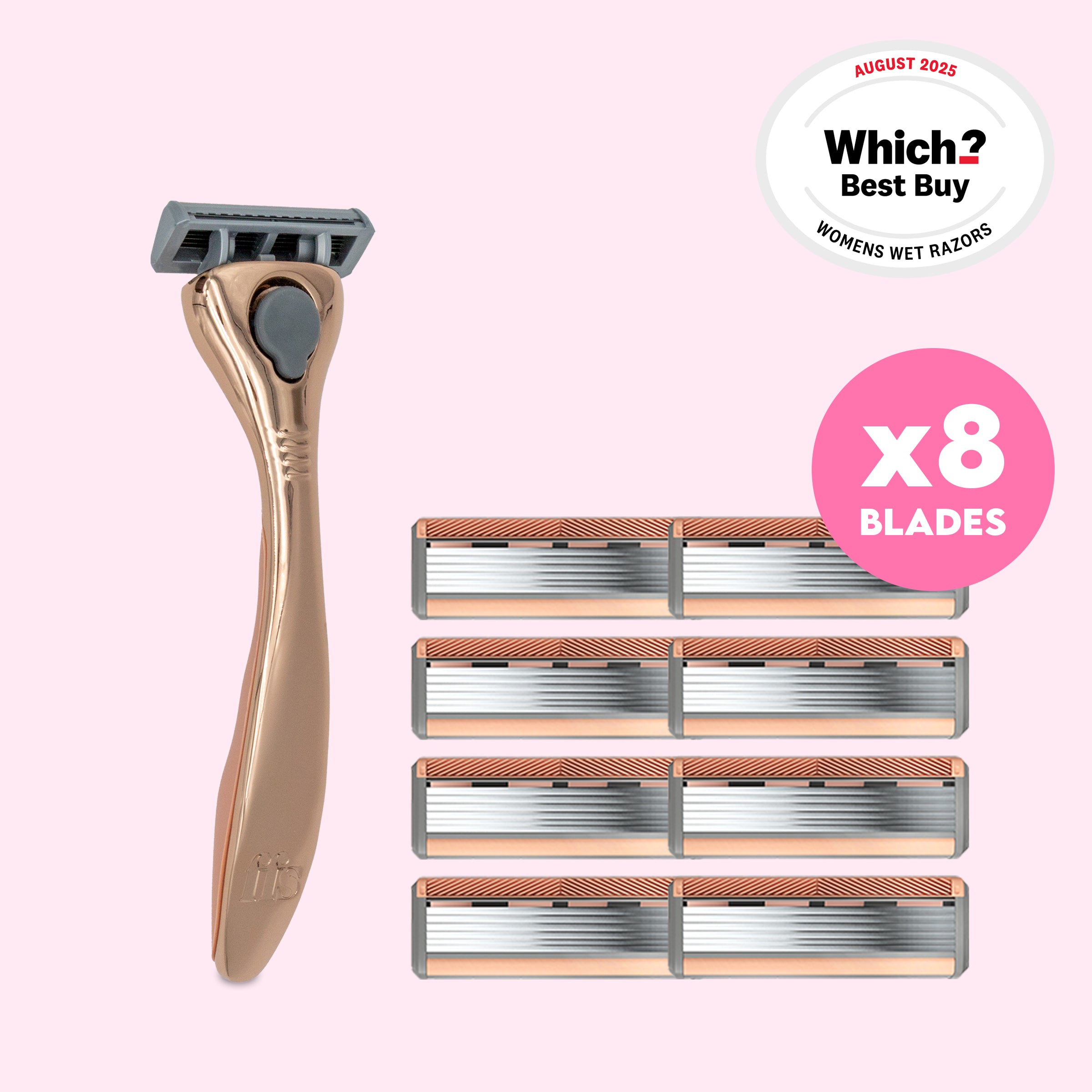 Blades + Rose Handle Bundle