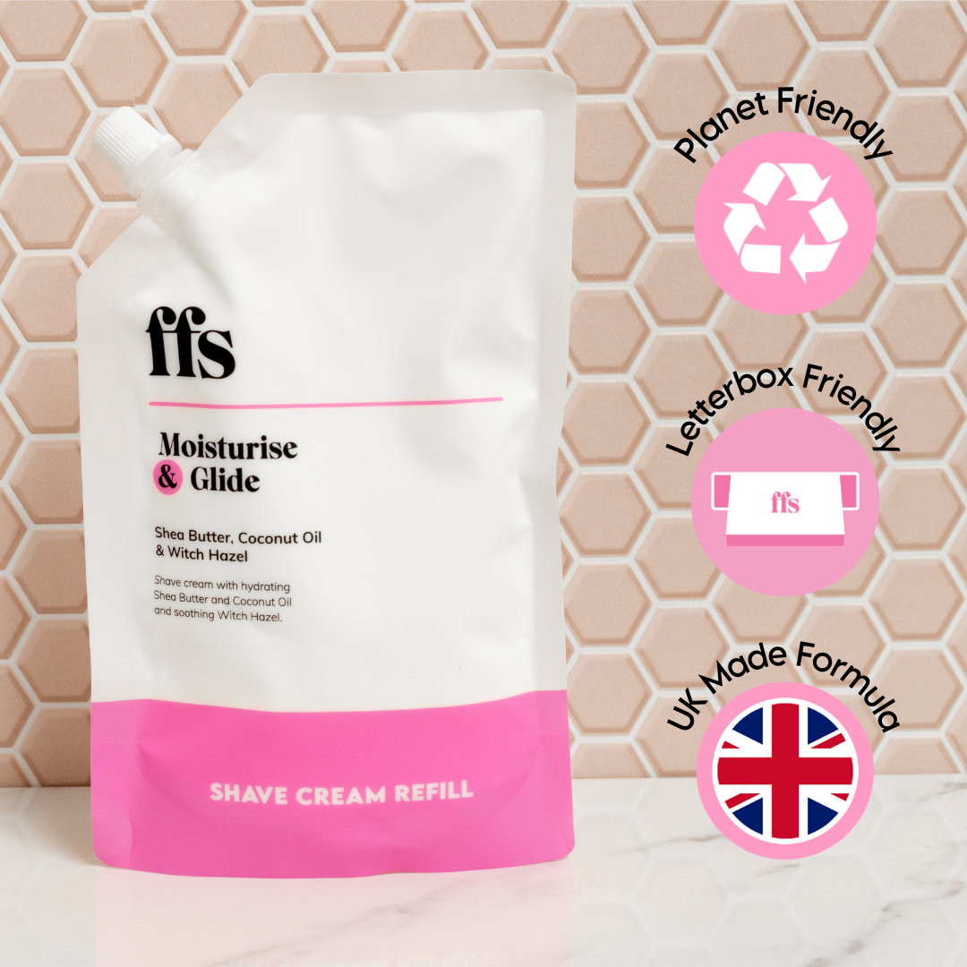 Shave Cream Refill Pouch Starter Kit