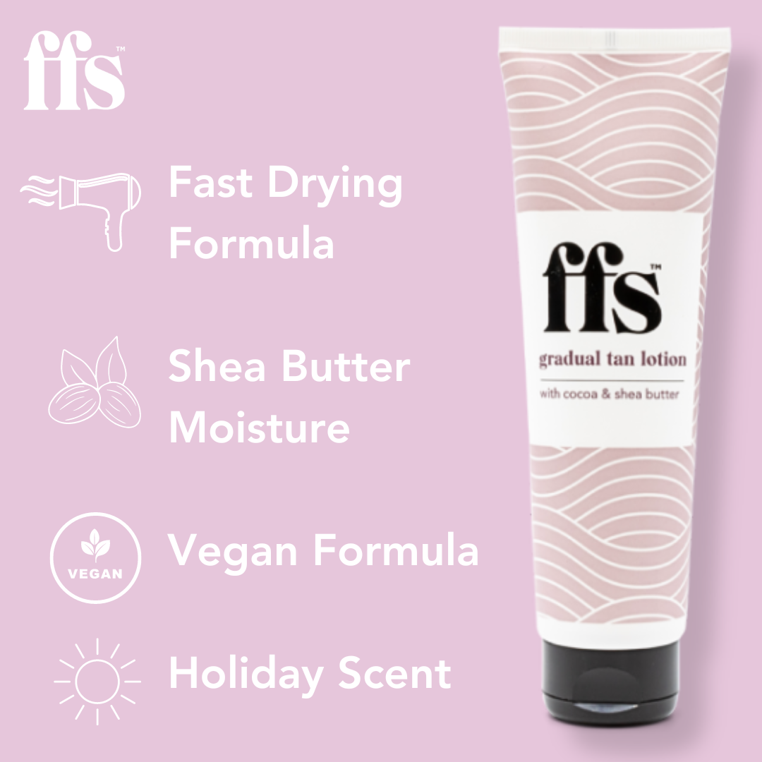 Fast Drying Moisture Rich Gradual Tan Lotion With Shea Butter